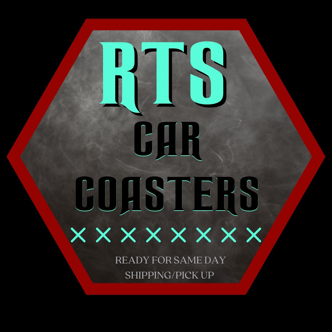 RTS-Car Coaster Sets - Wicked Kreations