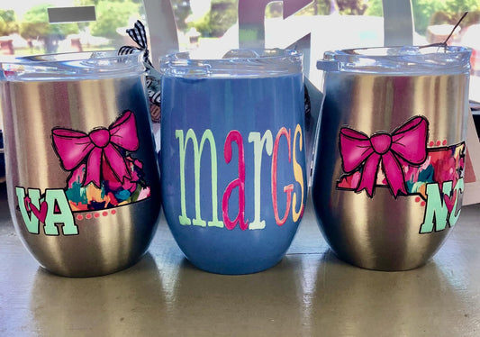 Preppy States/MARGS Wine Tumbler - RTS