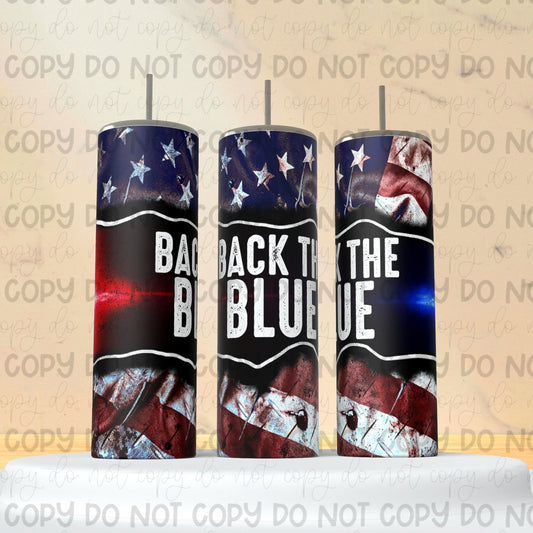 Back the Blue Tumbler